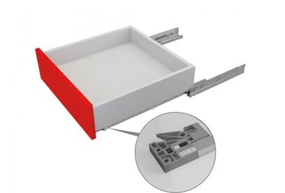 Направляющие шариковые B-Slide скрытого монтажа PUSH-OPEN 450мм BOYARD